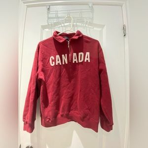 Canada 3/4 zip sweater